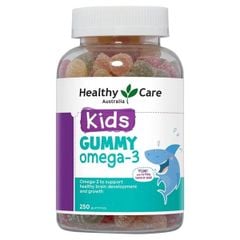Kẹo Dẻo HEALTHY CARE Úc Kids Gummy Omega-3