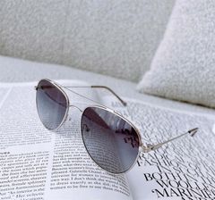 Kính CALVIN KLEIN Grey Pilot Ladies Sunglasses CK20121S-001, Size 57-17-140mm