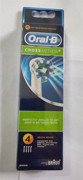 Đầu Bàn Chải Điện ORAL-B Cross Action Brush Heads, 4 Packs