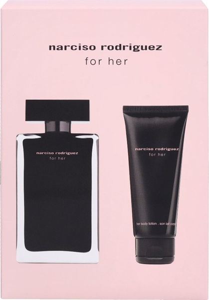 Set Nước Hoa NARCISO RODRIGUEZ For Her EDT 100ml + Body Lotion 75ml