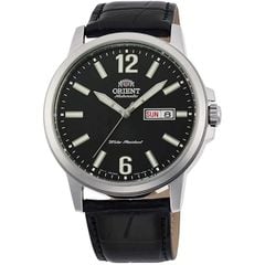 Đồng Hồ ORIENT Contemporary Automatic Leather Strap Black Dial
