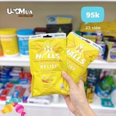 Kẹo HALLS Relief Honey Lemon Flavor Sugar Free