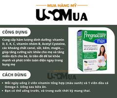 Viên Uống Vitamin Bầu PREGNACARE Max