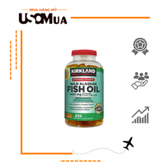 Viên Uống KIRKLAND Wild Alaskan Fish Oil 1400mg