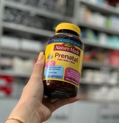 Viên Uống Bổ Bầu NATURE MADE Prenatal Folic Acid + DHA