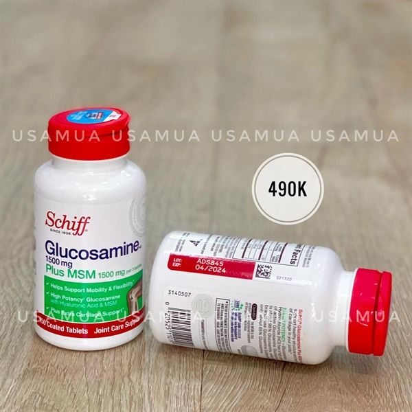 Viên Uống Bổ Khớp SCHIFF Glucosamine 1500mg Plus MSM 1500mg