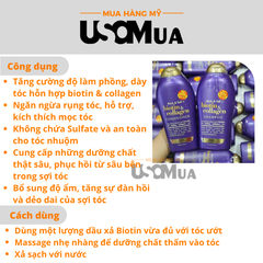 Dầu Xả OGX Thick & Full + Biotin & Collagen