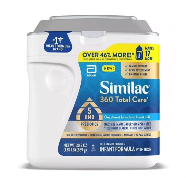 Sữa Bột ABBOTT Similac 360 Total Care 5 HMO Prebiotics 0-12 Tháng