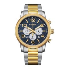 Đồng Hồ CITIZEN Chronograph Quartz Blue Dial Two-Tone Men's AN8059-56L