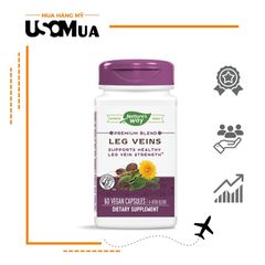 Viên Uống NATURE'S WAY Leg Veins Premium Blend