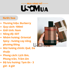 Nước Hoa Nam BURBERRY LONDON EDT