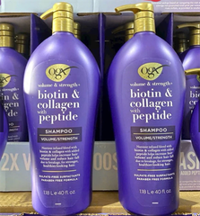 Set Gội Xả OGX Volume & Strength + Biotin & Collagen With Peptide