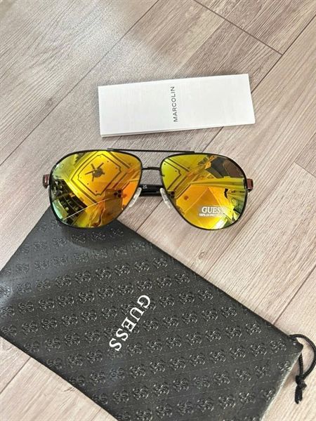 Kính GUESS Men's Black Aviator GF0247-01A Size 61mm