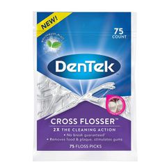 Tăm Chỉ Nha Khoa DENTEK Cross Flosser, 75 Cây