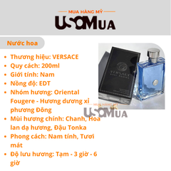 Nước Hoa Nam VERSACE Pour Homme Eau De Toilette