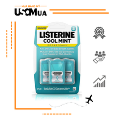 Miếng Ngậm Thơm Miệng LISTERINE Cool Mint PocketPaks