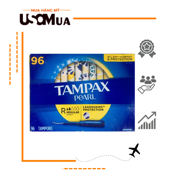 Băng Vệ Sinh Dạng Ống TAMPAX PEARL