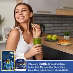 Viên Uống Thải Độc Mỡ Nội Tạng VITATREE Úc Organ Fat Detox