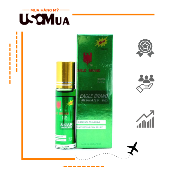 Dầu Gió Xanh EAGLE BRAND Medicated Oil