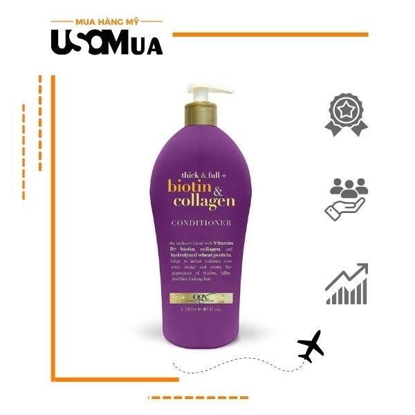 Dầu Xả OGX Thick - Full Biotin & Collagen