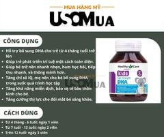 Viên Uống HEALTHY CARE Kids High Strength DHA Cho Bé 4th+