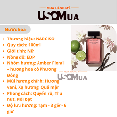 Nước Hoa NARCISO RODRIGUEZ Musc Noir Rose EDP