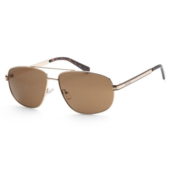 Kính GUESS Men's Gold Aviator GF0244-32E, Size 60mm