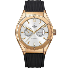 Đồng Hồ CARNIVAL 1986 Automatic 8188G Mặt Trắng