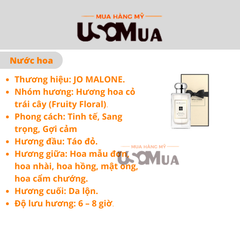 Nước Hoa JO MALONE Peony & Blush Suede Cologne