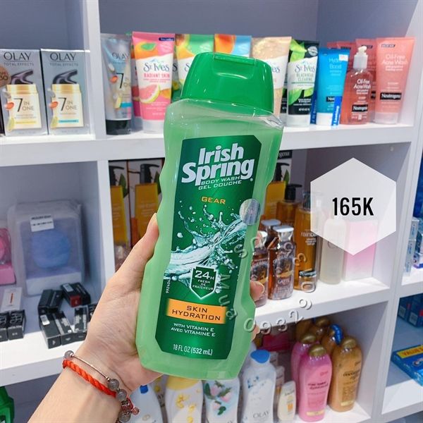 Sữa Tắm IRISH SPRING Gear Skin Hydration, 532ml