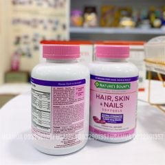 Viên Uống Hair, Skin & Nails NATURE'S BOUNTY Extra Strength With Biotin 5000mcg