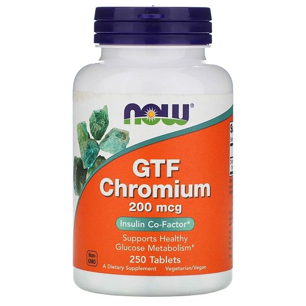 Viên Uống NOW GTF Chromium 200mcg