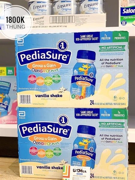 Sữa Nước ABBOTT Pediasure Grow & Gain OptiGRO Plus Vanilla Cho Bé 2+