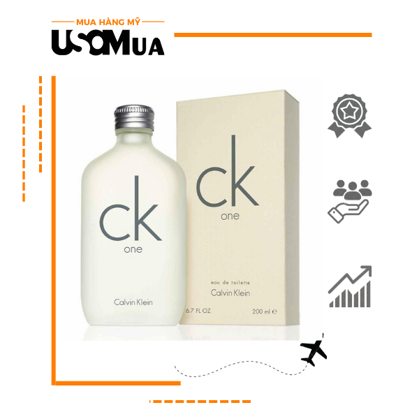 Nước Hoa CALVIN KLEIN CK One Eau De Toilette, 200ml