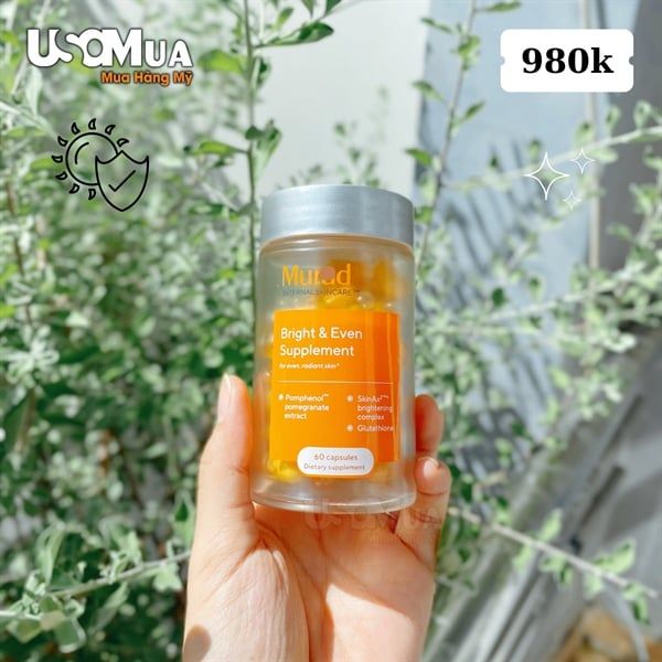 Viên Uống Chống Nắng MURAD Bright & Even Supplement