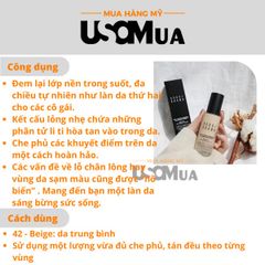 Kem Nền Kiềm Dầu BOBBI BROWN Skin Long-Wear Weightless Foudation SPF 15PA++, Full Cover Oil-Free Shine Control, 30ml