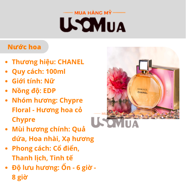 Nước Hoa CHANEL Chance EDP