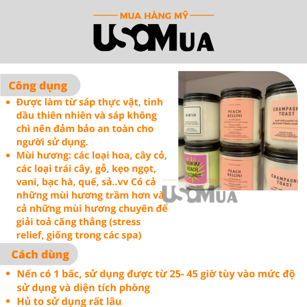 Nến Thơm BATH & BODY WORKS BBW