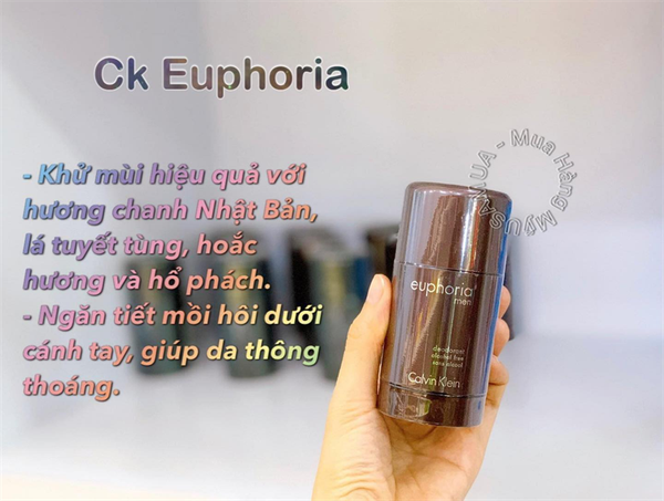 Lăn Khử Mùi Nam CALVIN KLEIN Euphoria, 75g