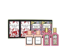Set Nước Hoa GUCCI Beauty Travel Retail Exclusive Gucci Bloom EDP 5ml x 2 + Gucci Flora Gorgeous Gardenia EDP 5ml x 2