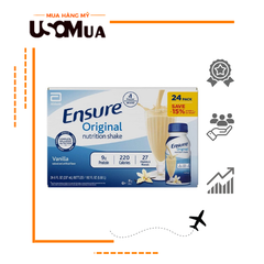 Sữa Nước ABBOTT Ensure Original Nutrition Shake Hương Vanilla
