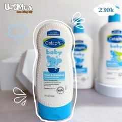 Tắm Gội CETAPHIL Baby With Organic Calendula Face & Body