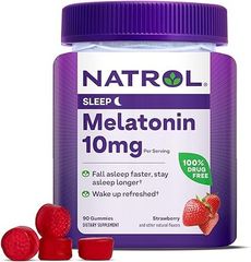 Kẹo Dẻo Hỗ Trợ Ngủ Ngon NATROL Gummies Melatonin 10mg