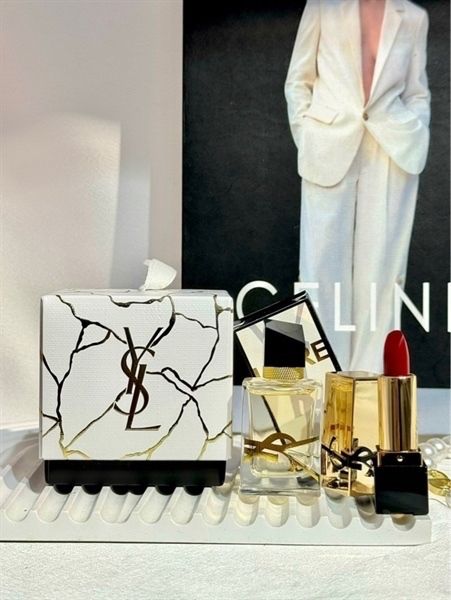 Set 2 Món YSL Libre EDP 7.5ml + 1 Son Mini Brick Red