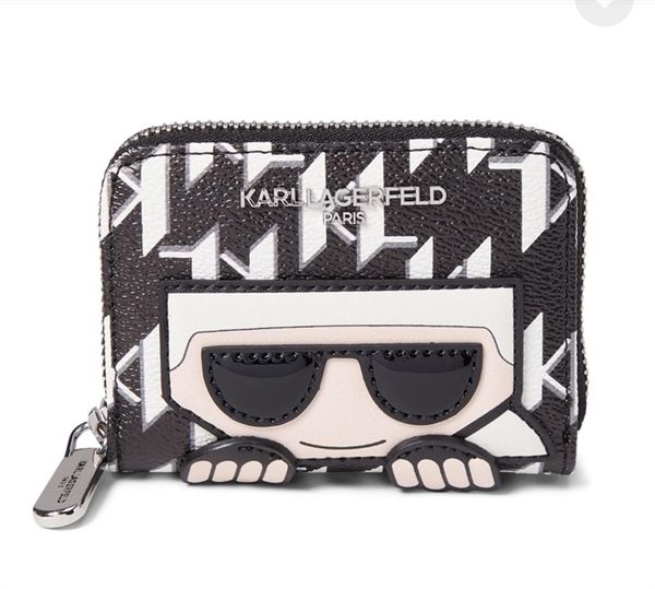 Ví KARL LAGERFELD Paris Maybelle SLG Small Wallet Black/White One Size