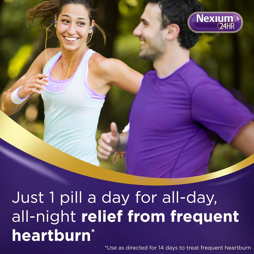 Viên Uống NEXIUM 24HR Treats Frequent Heartburn Capsules