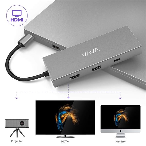 Bộ Chuyển Đổi VAVA Usb C Hub 8-in-1