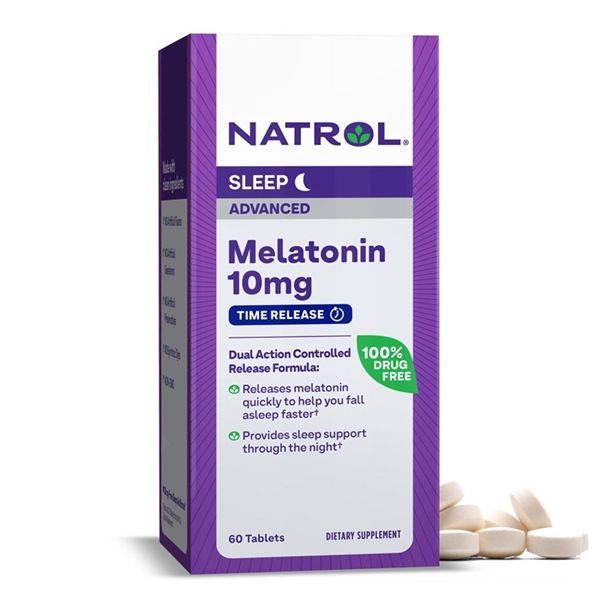 Viên Uống NATROL Sleep Advanced Melatonin 10mg