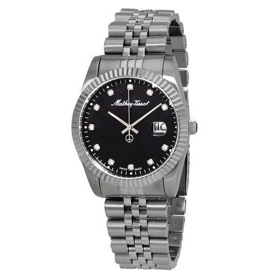 Đồng Hồ Nam MATHEY-TISSOT Mathy ll Quartz Black Dial H710AN 40mm