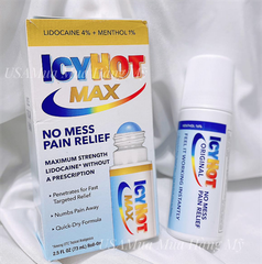 Dầu Lăn ICYHOT Lidocaine No-Mess Roll On Pain Relief 4% Lidocaine